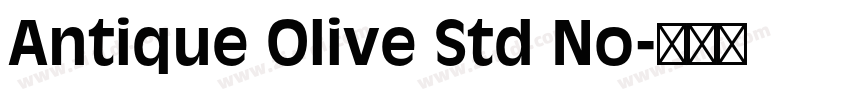 Antique Olive Std No字体转换